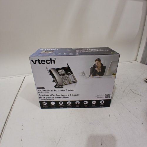 VTECH MAIN CONSOLE - DECT 6.0 4-LINE EXPANDABLE SMALL BUSINESS OFFICE PHONE WITH ANSWERING SYSTEM (MODEL: CM18445) image 6