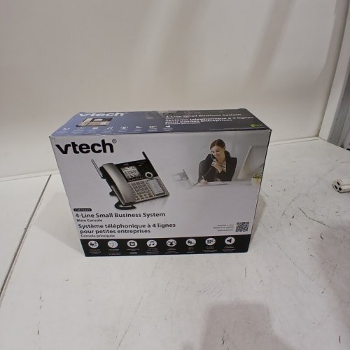 VTECH MAIN CONSOLE - DECT 6.0 4-LINE EXPANDABLE SMALL BUSINESS OFFICE PHONE WITH ANSWERING SYSTEM (MODEL: CM18445) image 7