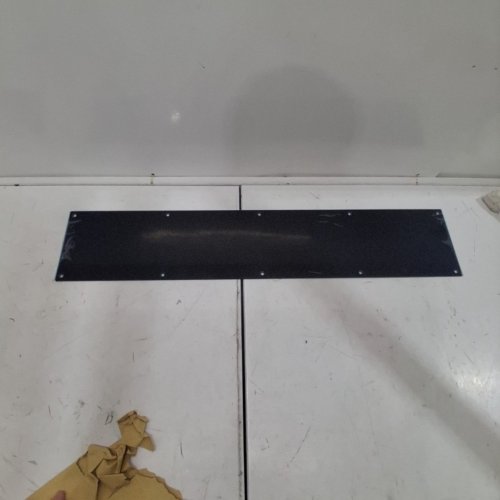 METAL DOOR KICK PLATE - 30" X 6" - BLACK image 3