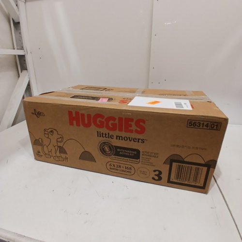 168PK HUGGIES LITTLE MOVERS DISNEY BABY DIAPERS - SIZE 3 (18-28LBS) image 3