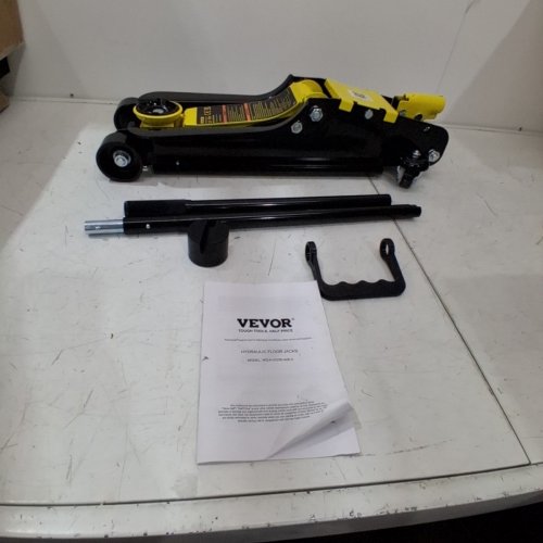 VEVOR HEAVY DUTY LOW PROFILE HYDRAULIC FLOOR JACK-2.5-TON, 3.2" HEIGHT LIFTING RANGE - YELLOW - (MODEL: WD-A-02250-A00-0) image 2