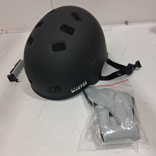 ADULT OUTDOOR MASTER MULTI SPORT HELMET WITH REMOVEABLE LINERS - LARGE - BLACK image 3