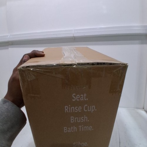 HIBBY BABY NON-SLIP WITH SUCTION CUPS BATH SEAT - 6M+ - BEIGE image 3