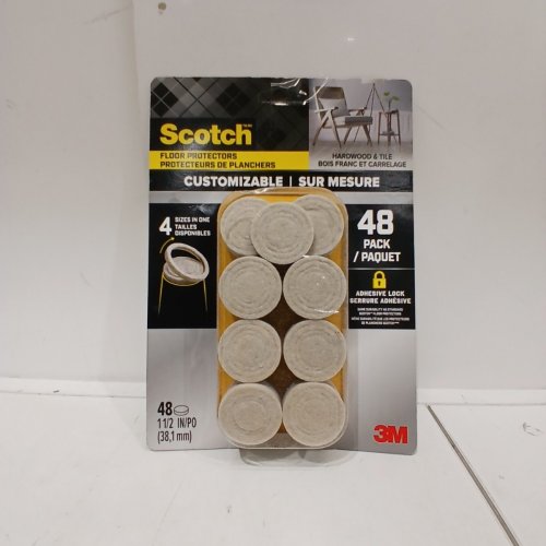 46PK SCOTCH FLOOR PROTECTORS - BEIGE (MODEL: 1781450) image 2