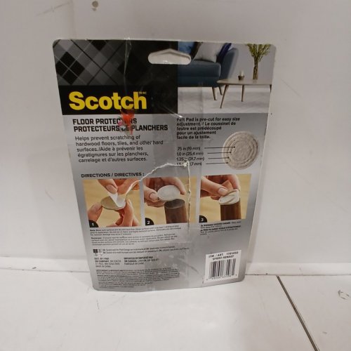 46PK SCOTCH FLOOR PROTECTORS - BEIGE (MODEL: 1781450) image 4