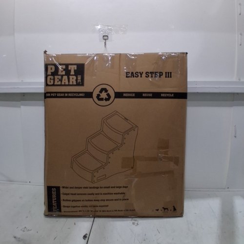 PET GEAR EXTRA WIDE EASY STEP III 3-STEP PET STAIRS - 25" X 16" X 23" - 150LB CAP - GREY (MODEL: PG9730) image 6
