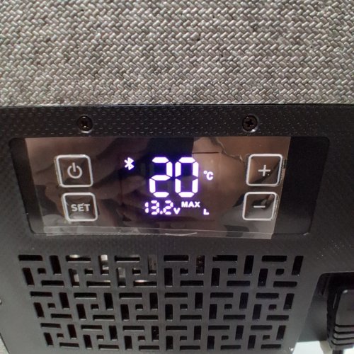 ULTRA-LIGHT PORTABLE ELECTRIC CAR REFRIGERATOR - 12V - 40L CAPACITY - GREY (MODEL: FE40) image 2