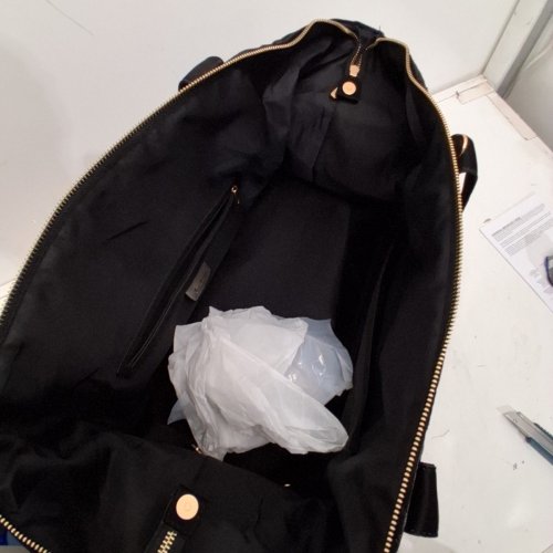SAM EDELMAN ETHYL WEEKENDER DUFFEL HANDBAG - BLACK (MODEL: 1984946) image 4