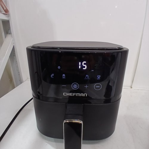 CHEFMAN COMPACT DIGITAL TOUCH AIR FRYER - 4 QT - BLACK (MODEL:RJ38-4TB-WMC) image 2