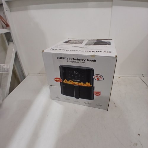 CHEFMAN COMPACT DIGITAL TOUCH AIR FRYER - 4 QT - BLACK (MODEL:RJ38-4TB-WMC) image 6