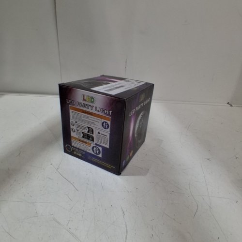 WALL MOUNTABLE REMOTE CONTROLLED LED DISCO PARTY LIGHT - 4" - MULTICOLOR image 3