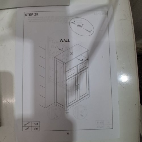 TEENFON ADJUSTABLE SHELVE 2 DRAWER FLAT PANEL DOOR BATHROOM CABIENT - 42" X 11" X 23" - HITE (MODEL: ISNG008W-GR) image 5