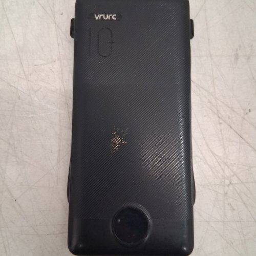 VRURC PORTABLE CHARGER WITH BUILT-IN CABLES AND AC WALL PLUG - 10000MAH POWER BANK - BLACK (MODEL: T01) image 3