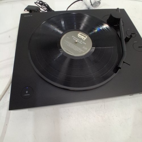 SONY WIRELESS BELT DRIVE TURNTABLE VINYL RECORD PLAYER - BLUETOOTH, USB - BLACK (MODEL: PS-LX310BT) image 3