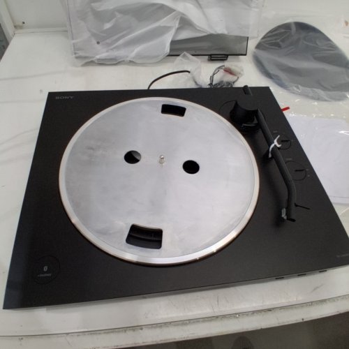 SONY WIRELESS BELT DRIVE TURNTABLE VINYL RECORD PLAYER - BLUETOOTH, USB - BLACK (MODEL: PS-LX310BT) image 6