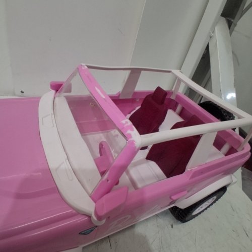 HOT WHEELS BARBIE REMOTE CONTROL FORD BRONCO RC VEHICLE WITH 2 DOLLS - PINK AND WHITE (ITEM: 1851616/JMM81) image 6