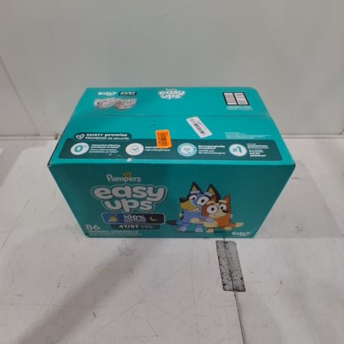 86PK PAMPERS TODDLER TRAINING UNDERWEAR EASY UPS DIAPERS TRAINING PANTS - BLUEY - SIZE 4T/5T image 2
