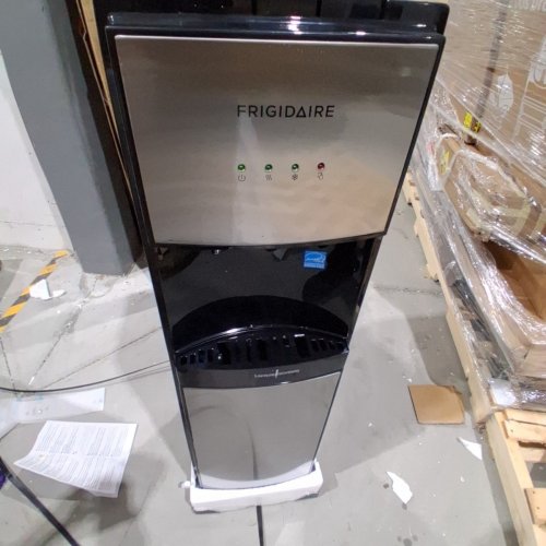 FRIGIDAIRE HOT AND COLD WATER DISPENSER - 5 GALLON - STAINLESS STEEL/BLACK (MODEL: EFWC505) image 3