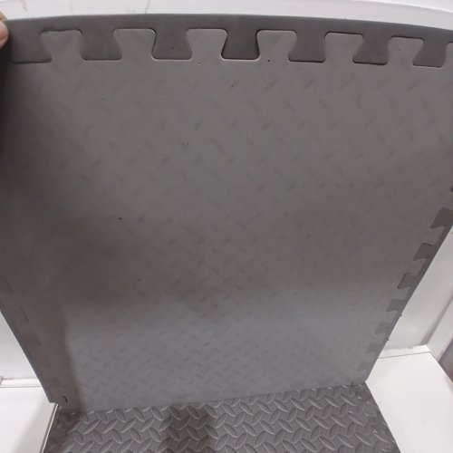 6PC PROSOURCEFIT PUZZLE EXERCISE MATS EVA FOAM INTERLOCKING TILES - 24" X 24" - BLACK image 4