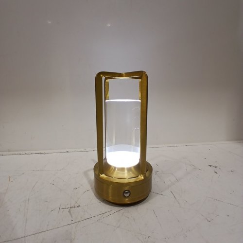 2PK ZAICOLER CORDLESS RECHARGEABLE TOUCH SENSOR LED TABLE LAMP - 7.1" - GOLD image 2