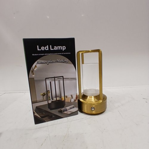 2PK ZAICOLER CORDLESS RECHARGEABLE TOUCH SENSOR LED TABLE LAMP - 7.1" - GOLD image 3