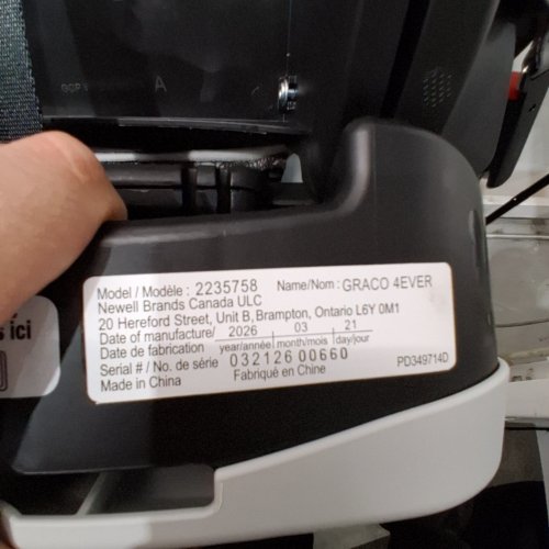 GRACO 4EVER 4-IN-1 BABY TO BOOSTER CAR SEAT - HANCOCK (MODEL: 2235758) image 2