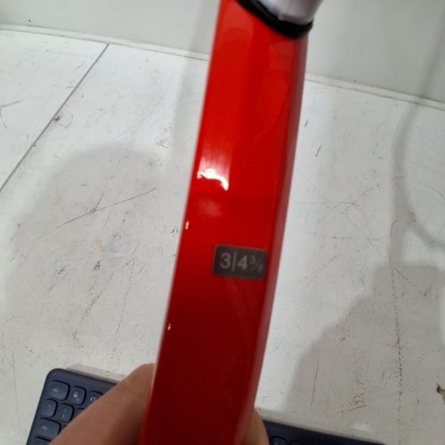WILSON FEDERER ADULT TENNIS RACKET - 27.5" / 3 - 4 3/8" - RED/BLACK image 5