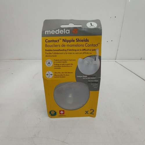 2 MEDELA CONTACT NIPPLE SHIELDS - L, 24 MM image 2