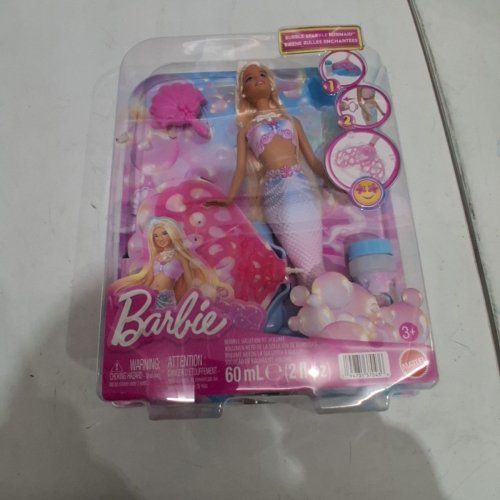 BARBIE BUBBLE SPARKLE MERMAID DOLL WITH BUBBLES - 60ML - PINK (MODEL: JLW56) image 2