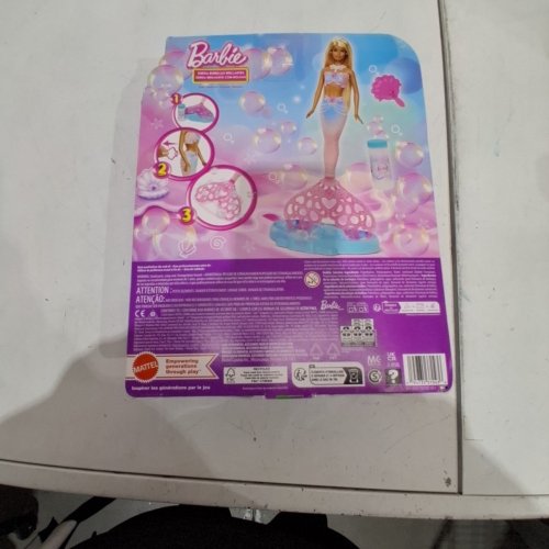 BARBIE BUBBLE SPARKLE MERMAID DOLL WITH BUBBLES - 60ML - PINK (MODEL: JLW56) image 5