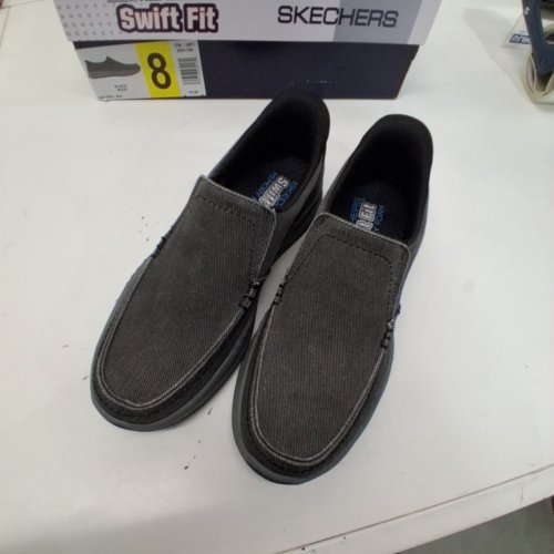 MEN'S SKECHERS HANDS FREE SLIP-INS SHOES - SIZE 8 - BLACK (STYLE: 2001709) image 3