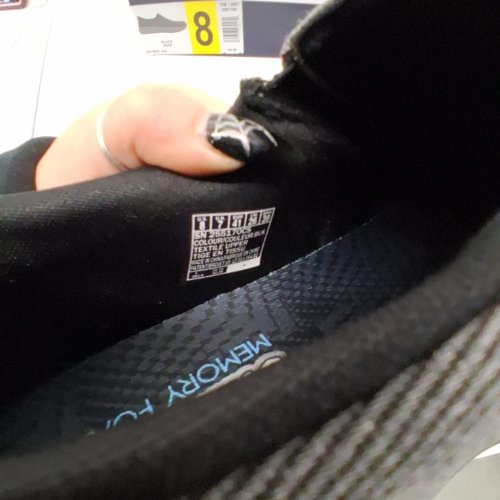 MEN'S SKECHERS HANDS FREE SLIP-INS SHOES - SIZE 8 - BLACK (STYLE: 2001709) image 4