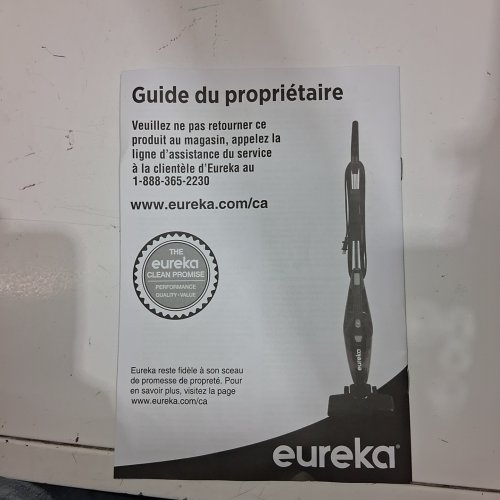 EUREKA UPRIGHT VACUUM CLEANER - 120 V 2A - BLACK (MODEL: NES212C) image 6