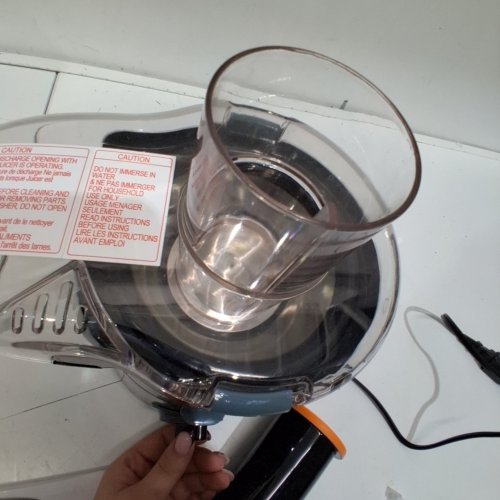 OMEGA LARGE CHUTE HIGH SPEED CENTRIFUGAL JUICER - BLACK - (C200B) image 2