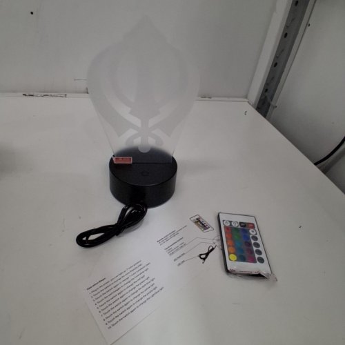 3D RGB LED LAMP WITH TOUCH AND REMOTE CONTROLS - KHANDA image 4