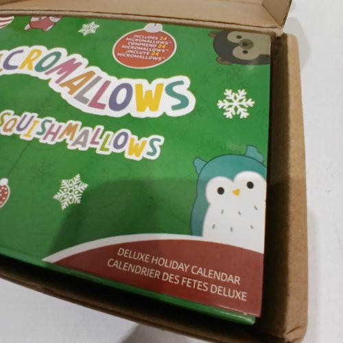 24PC MICROMALLOWS BY SQUISHMALLOW DELUXE HOLIDAY CALENDAR, ADVENT BOX - 2.5" MINI PLUSH COLLECTION - GREEN, CHRISTMAS image 2