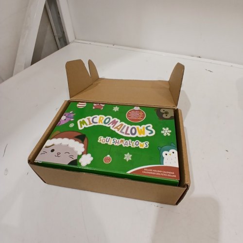 24PC MICROMALLOWS BY SQUISHMALLOW DELUXE HOLIDAY CALENDAR, ADVENT BOX - 2.5" MINI PLUSH COLLECTION - GREEN, CHRISTMAS image 3