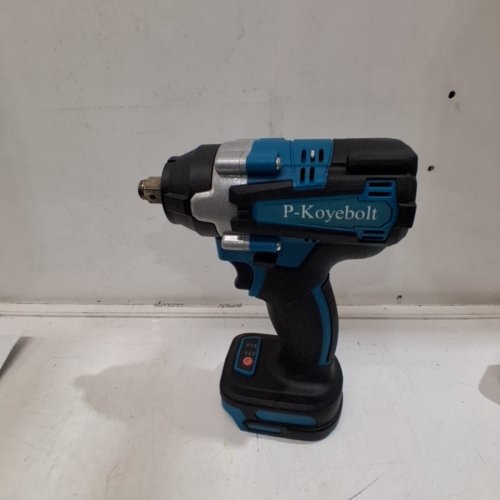 P-KOYEBOLT CORDLESS HIGH TORQUE IMPACT WRENCH KIT WITH 2 BATTERIES- 21 V, 2300 RPM - TEAL AND BLACK image 4