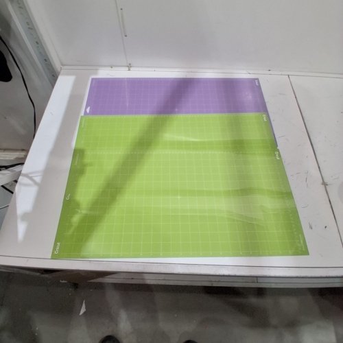 3PC CRICUT MACHINE CUTTING MATS - 12" X 24" - GREEN/PURPLE image 3
