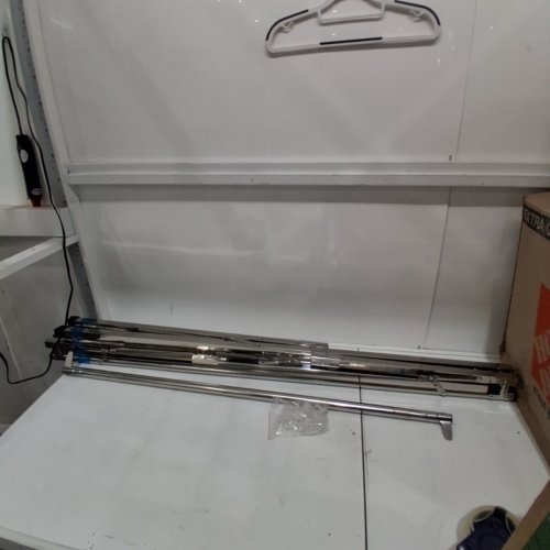 JAUREE HEAVY DUTY FOLDABLE METAL DRYING RACK - 62.2" - SILVER (MODEL: 1624) image 2