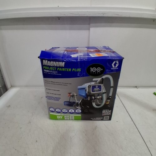 GRACO TRUEAIRLESS MAGNUM PROJECT PAINTER PLUS PAINT SPRAYER KIT - 3/8HP - BLUE (MODEL: 257025) image 8