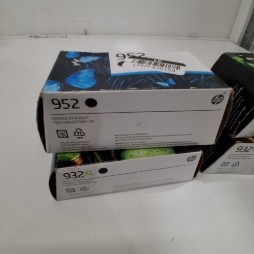 4 *EXPIRED* ASSORTED HP INK CARTRIDGE PACKS AND BOTTLES - 932XL, 935, 952 - BLACK, CYAN, MAGENTA, YELLOW image 7