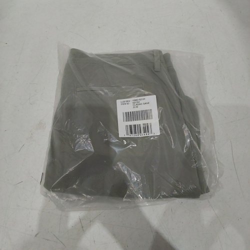MEN'S L.L.BEAN COMFORT STRETCH CHINO SHORTS - 33 WIDE - SAGE (STYLE: 521701) image 2