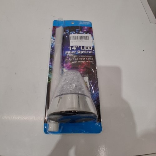 LED FIBER OPTICAL LAMP WITH CRYSTALS - 14" - MULTICOLOUR image 5