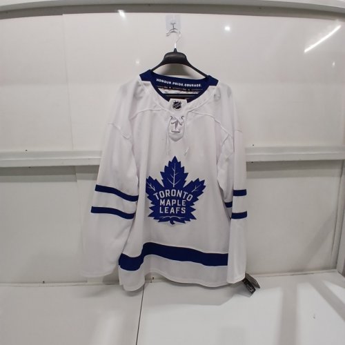 UNISEX ADULTS FANATICS NHL OFFICIAL TORONTO MAPLE LEAFS HOCKEY JERSEY - 56 - WHITE /NAVY image 2