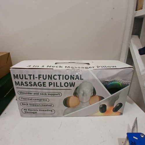 3-IN-1 MULTI-FUNCTION SHIATSU MASSAGE PILLOW - GREY image 4