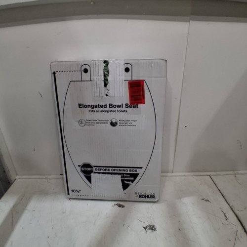 KOHLER ELONGATED TOILET SEAT (18 5/8")(WHITE) image 5