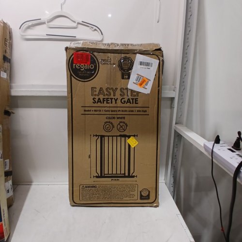 REGALO EASY STEP SAFETY GATE - 29"- 38.5" - WHITE (MODEL : 1160-DS) image 4