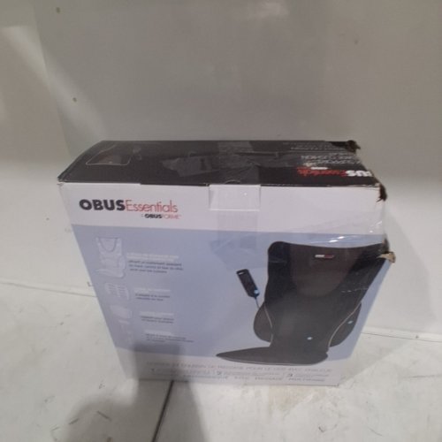 OBUSFORME BACK SUPPORT MASSAGE CUSHION WITH HEAT - BLACK (MODEL: CC-BDS-01) image 5