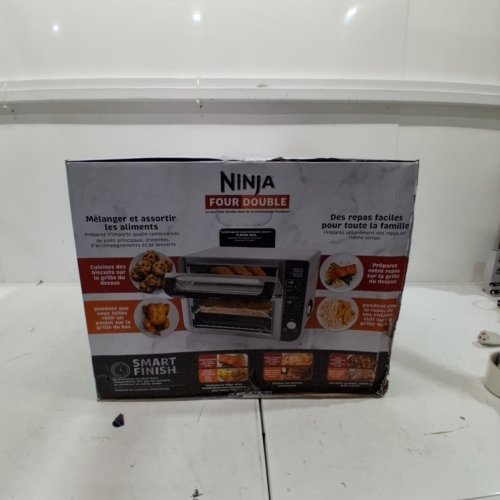 NINJA 12-IN-1 DIGITAL DOUBLE OVEN WITH FLEXDOOR, FLAVOURSEAL & SMART FINISH TECHNOLOGY - STAINLESS STEEL (MODEL: DCT401C) image 2